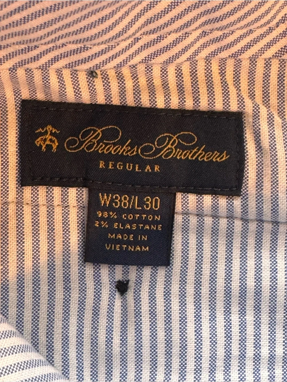 Brooks Brothers Patchwork Corduroy Black Watch Pants Men’s 38x30 NWOT